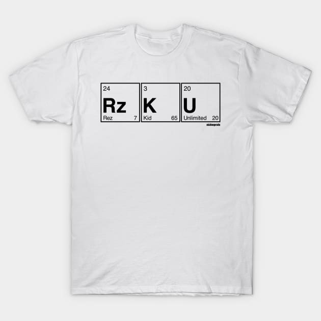 Rez Kid Unlimited White! T-Shirt by Shawn 